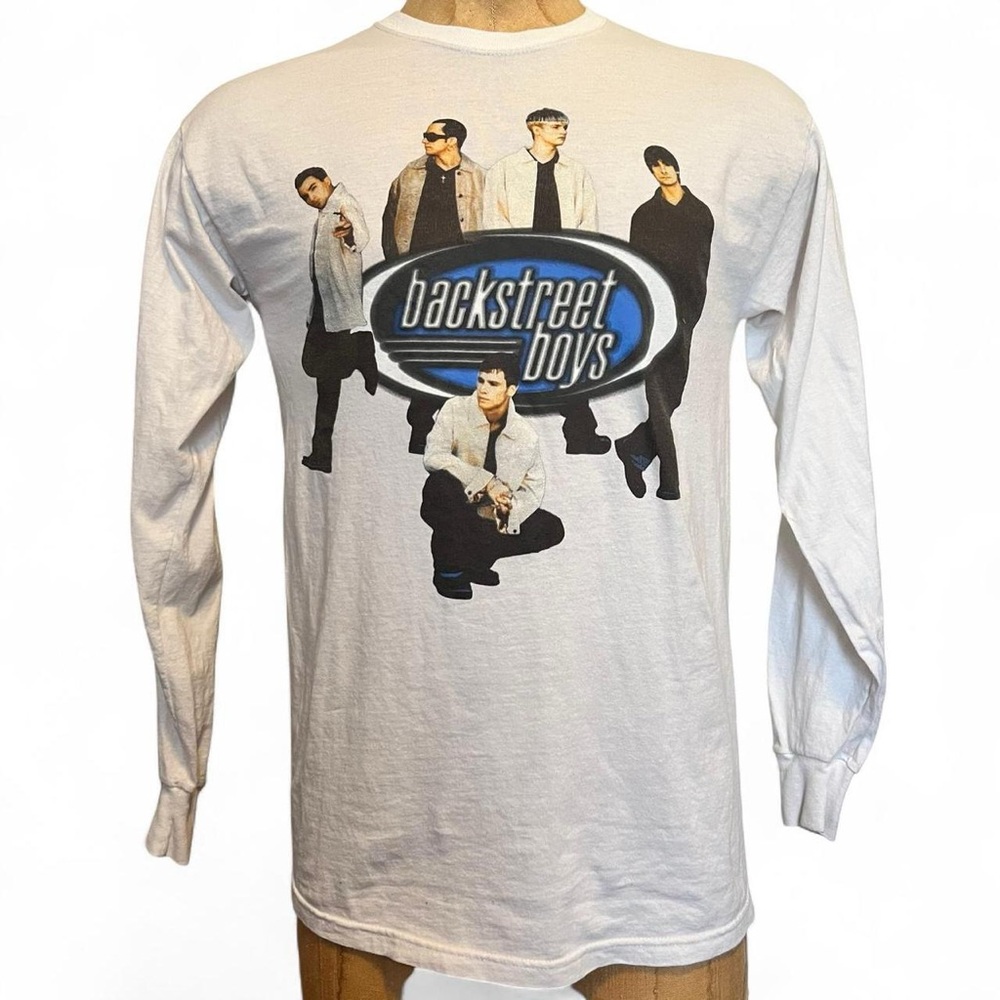 Backstreet Boys White Long Sleeve Shirt